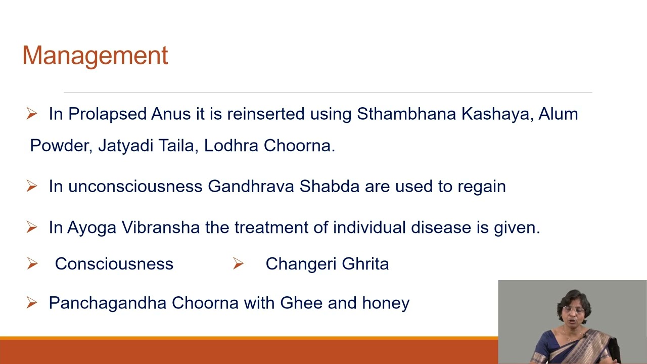 Lecture 24: Complications of Virechana