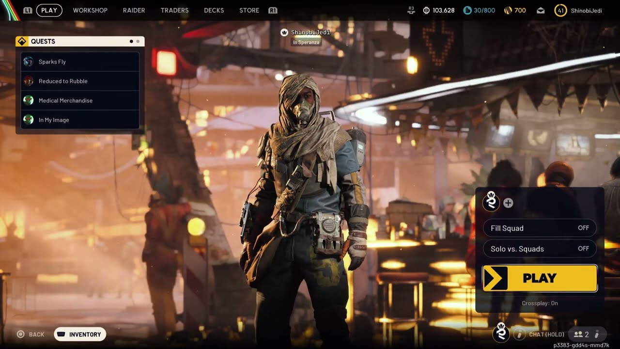 Sandwalker Shinobi ready to loot
