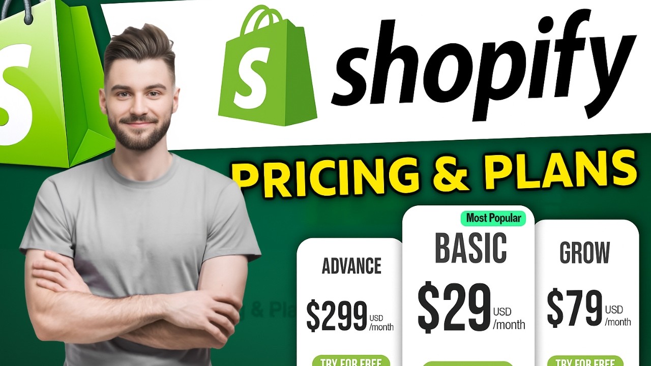 Every Shopify Pricing Plans Explained (in 1 minute)