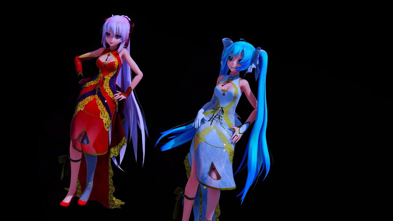 【MMD】Love Me If You Can (TDA China Dress Miku, Luka) 4K