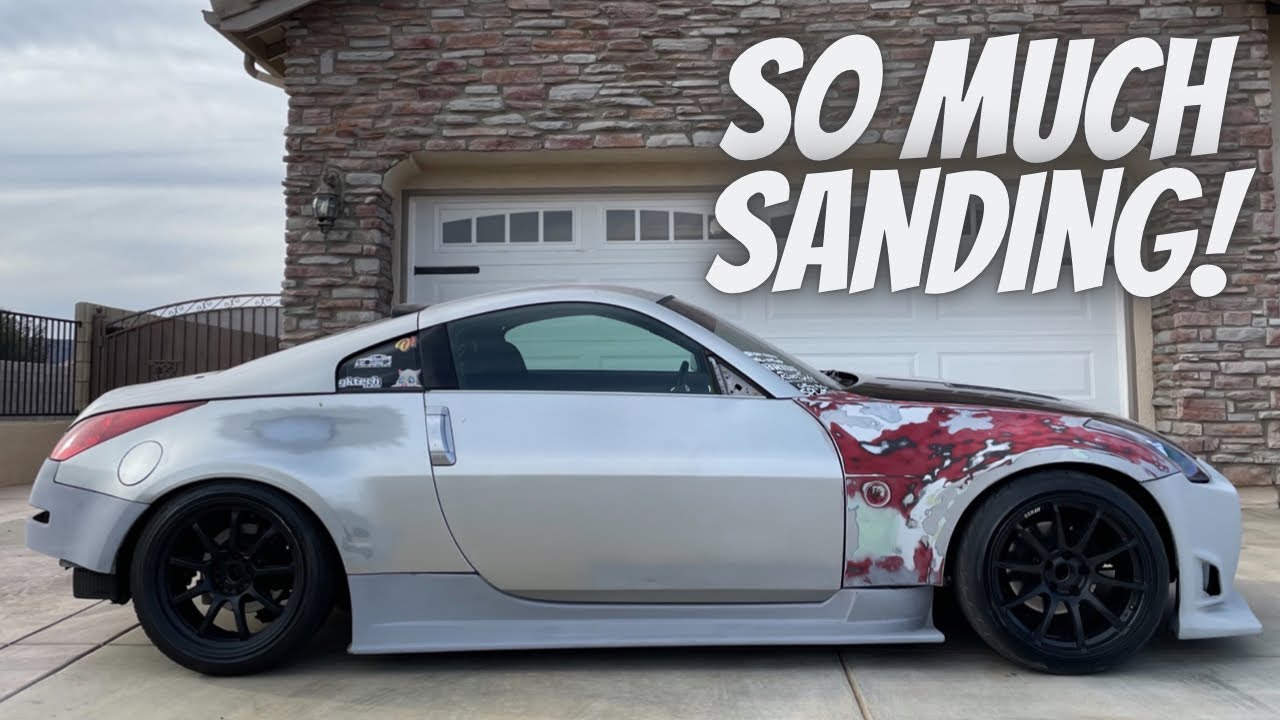 Body Work 101: Prepping The 350z For a Wrap!