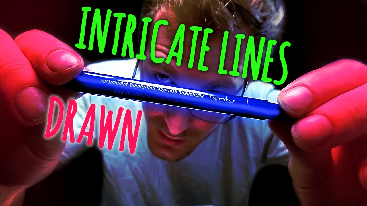 Intricate Technical Pen Lines Drawn In A Sketchbook (ACURIT)