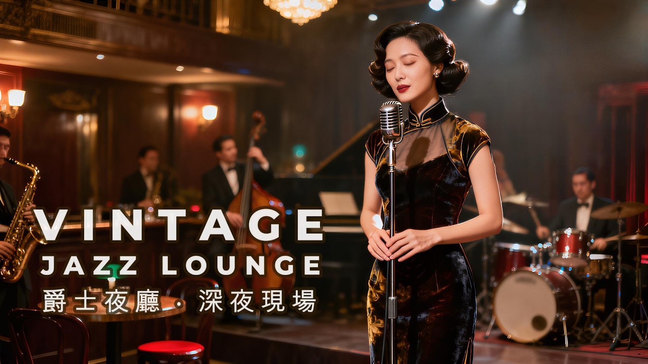 爵士夜廳 #12 城市夜晚的微醺陪伴 | Relaxing Vintage Jazz Lounge 1940s Style