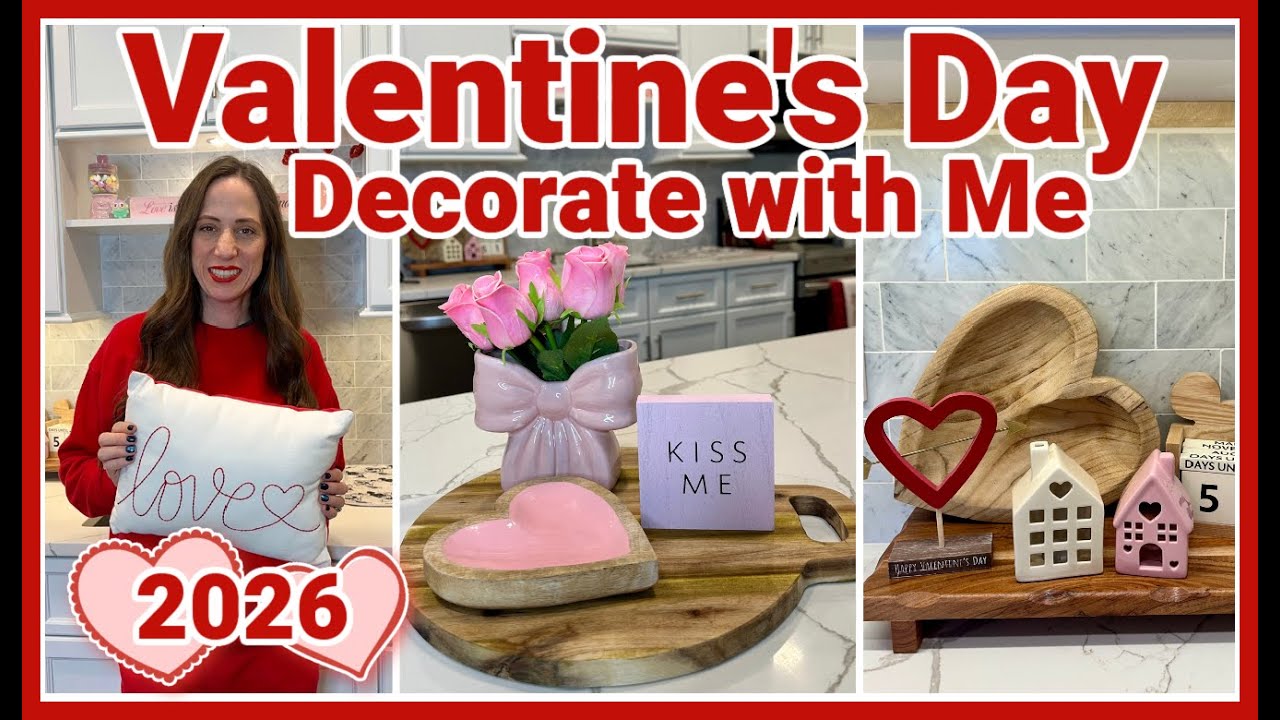 VALENTINE'S DAY CLEAN & DECORATE WITH ME 2026 | Valentine's Day Decorating Ideas