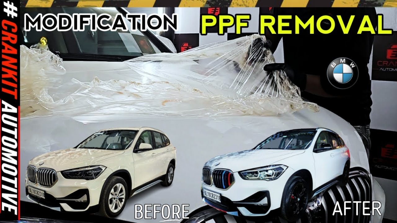 PPF Removal from BMW X1 in Pune | Does Removing PPF Damage Paint? | PPF Removal Process | PPF Pune