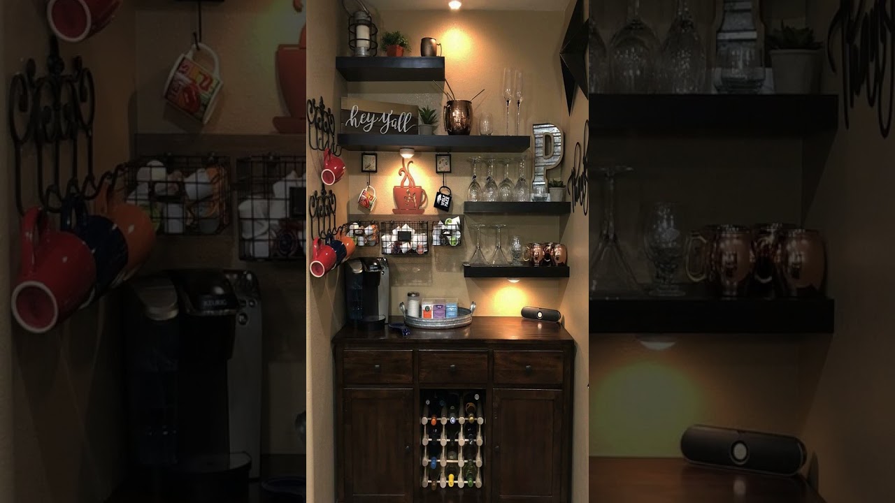 10  Ideas For Small Home Bar Design | Part - 1 | #diy
