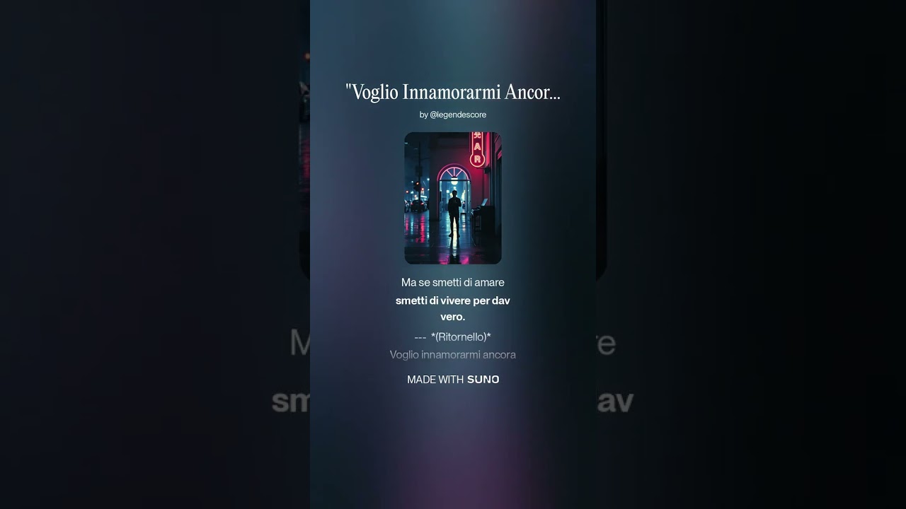 Voglio Innamorarmi Ancora