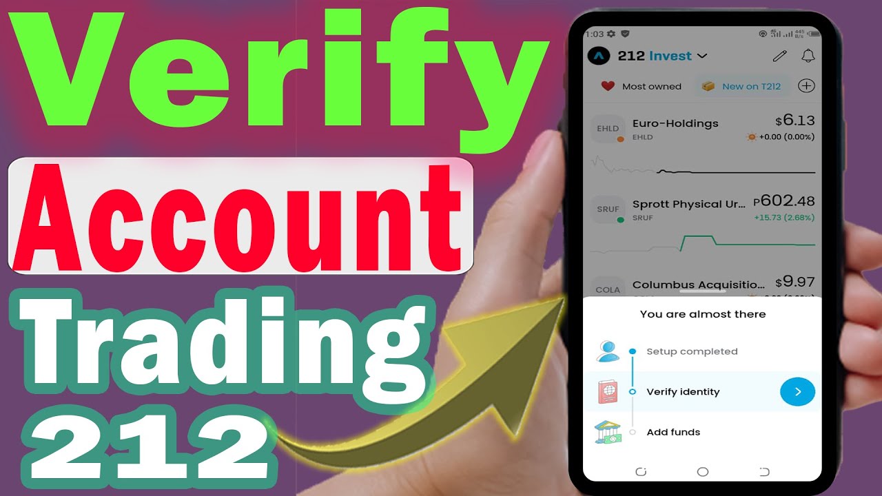 How to verify trading 212 account (step by step)