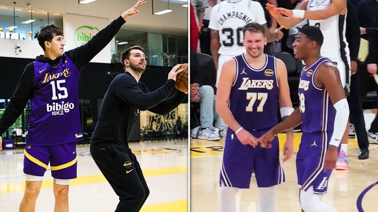 Luka Doncic Being BEST FRIENDS w/Austin Reaves & Rui Hachimura on the Lakers for 11 Minutes Straight