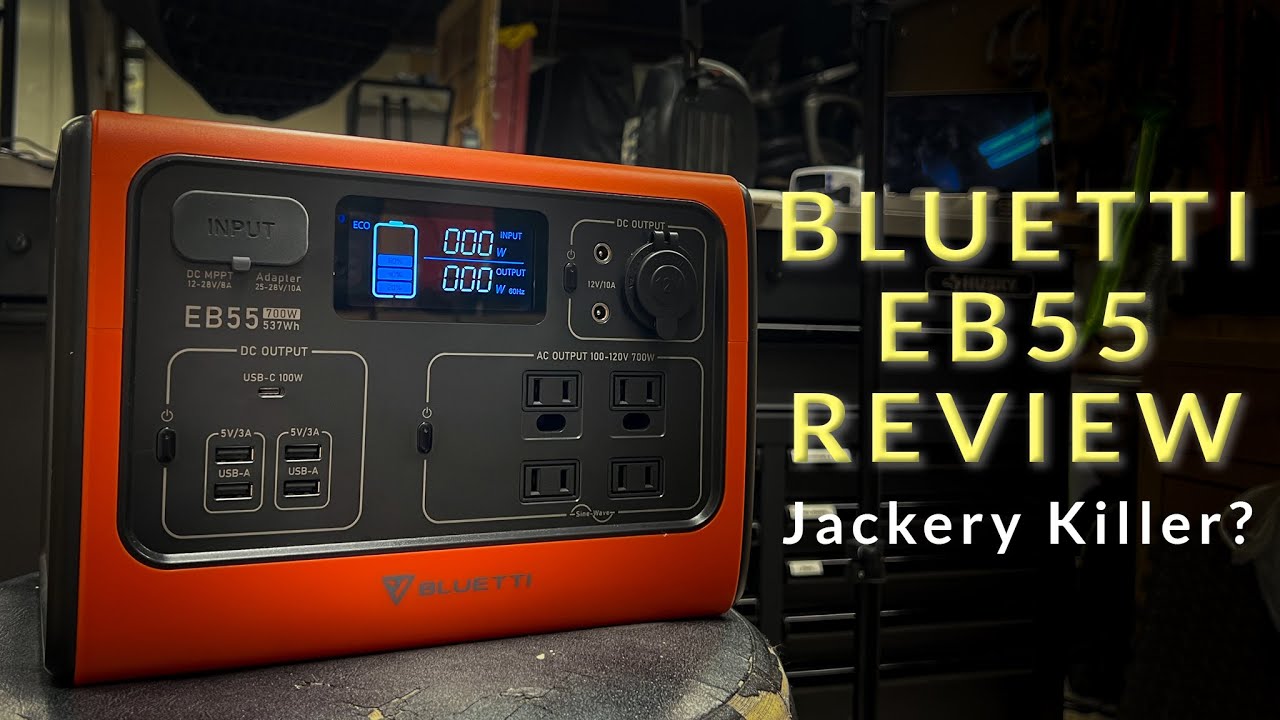 Bluetti EB55 537 Watt Hour Portable Power Station Review