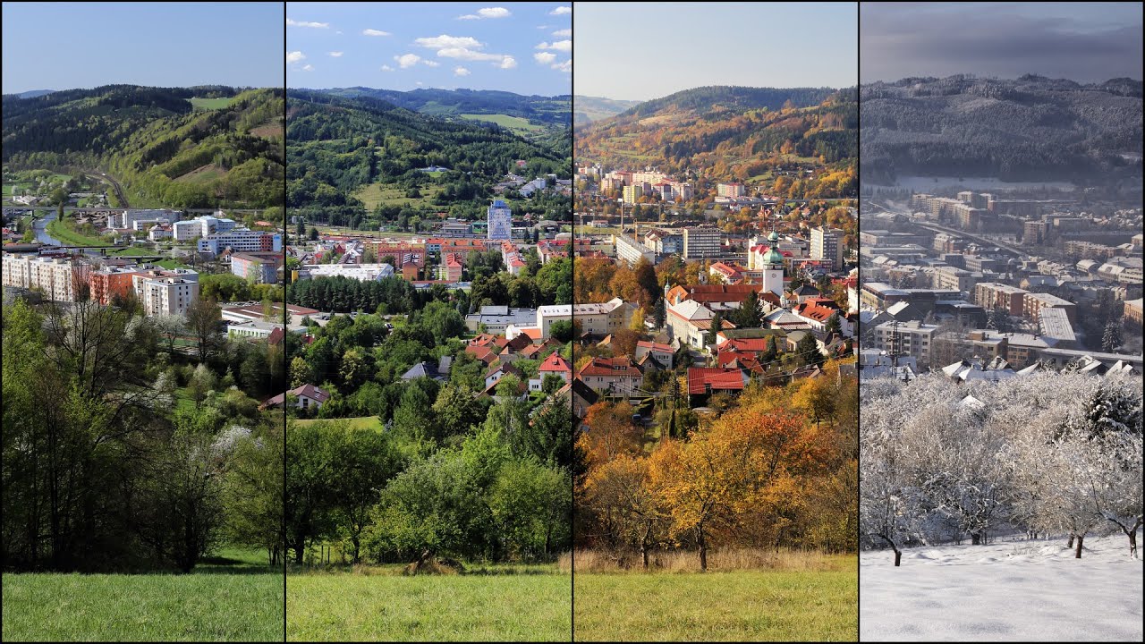 Jeden rok Vsetína - pohled z Jabloňové (4k)