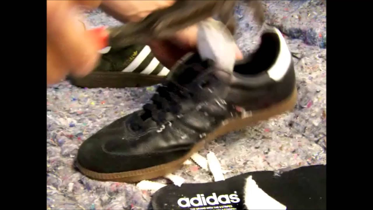 Adidas Samba removing the stripes Part 1