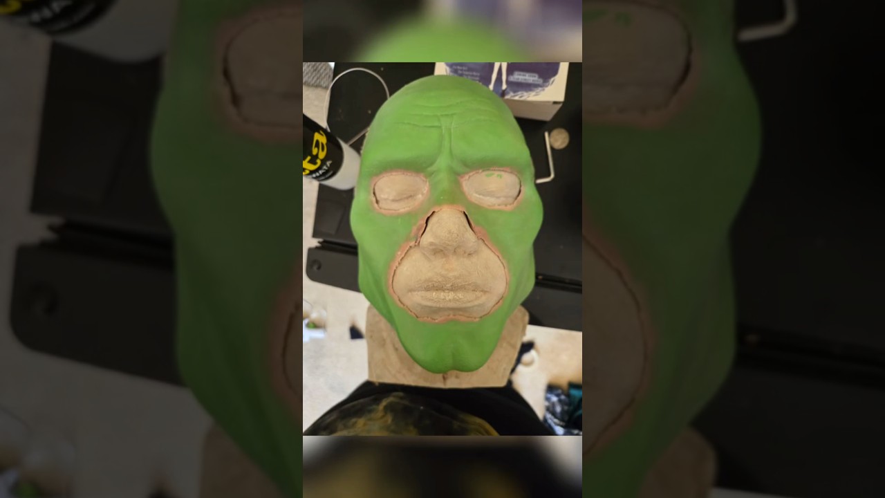 How I made my own The Mask foam latex prosthetic