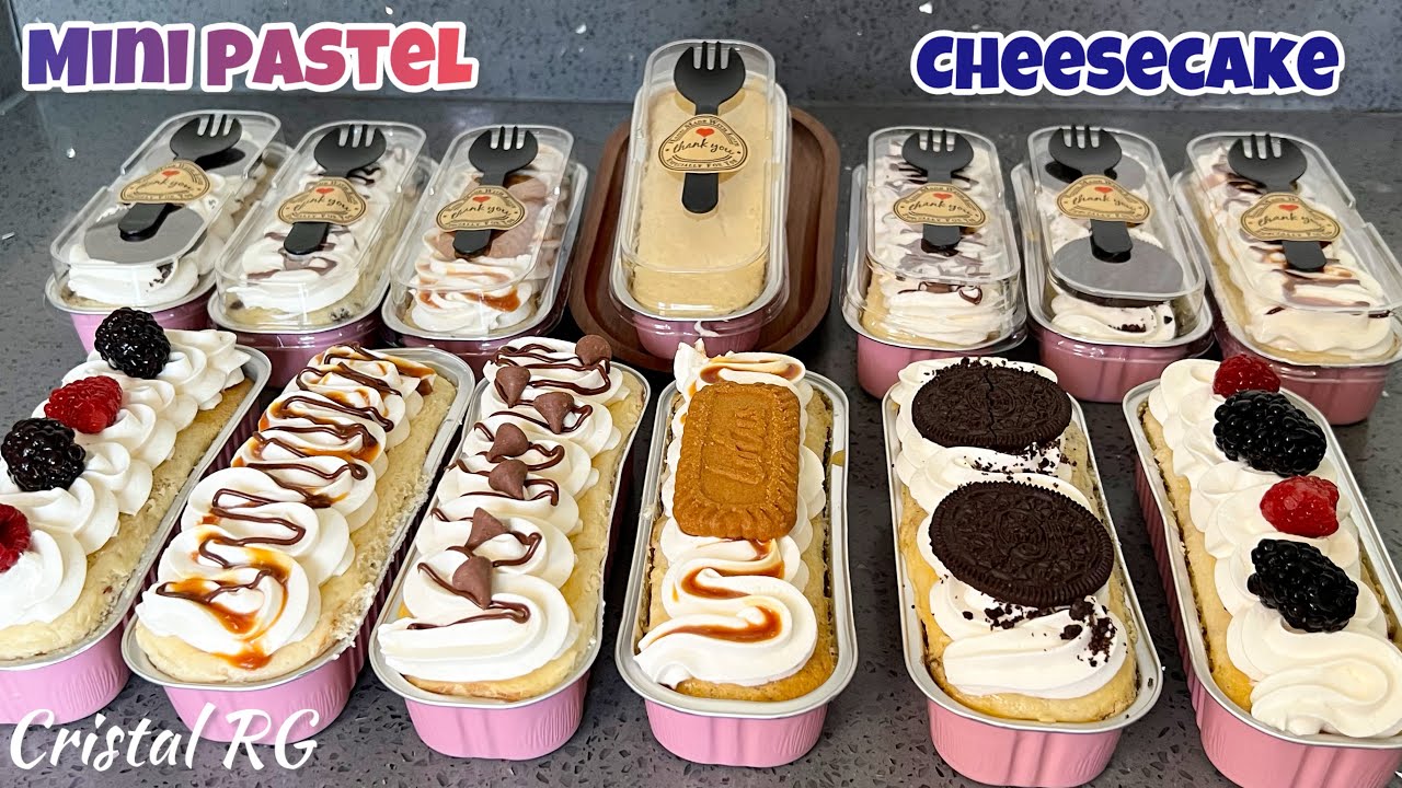 Pasteles Virales una receta, diferente sabores con Cheesecake chunkcake