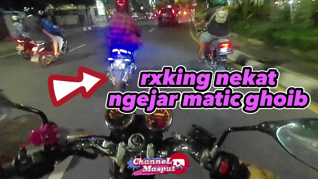 rxking nekat ngejar matic ghoib 🥵 #viral #rxking #rxking135cc #motor #matic #vario