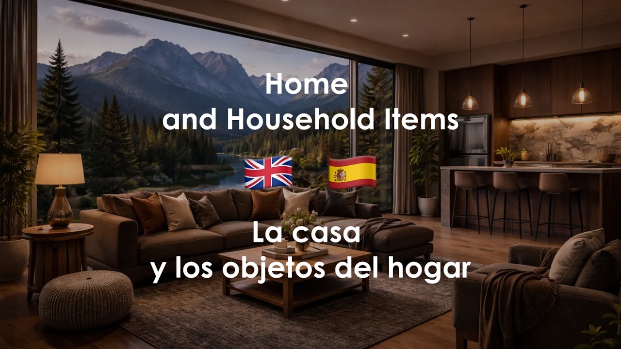 Casa y muebles en inglés 🏠 | Vocabulario esencial (A1–B1)