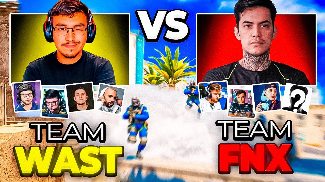 TEAM WASTZERA vs TEAM FNX🔥 Jogo MUITO PEGADO no CS2!👊