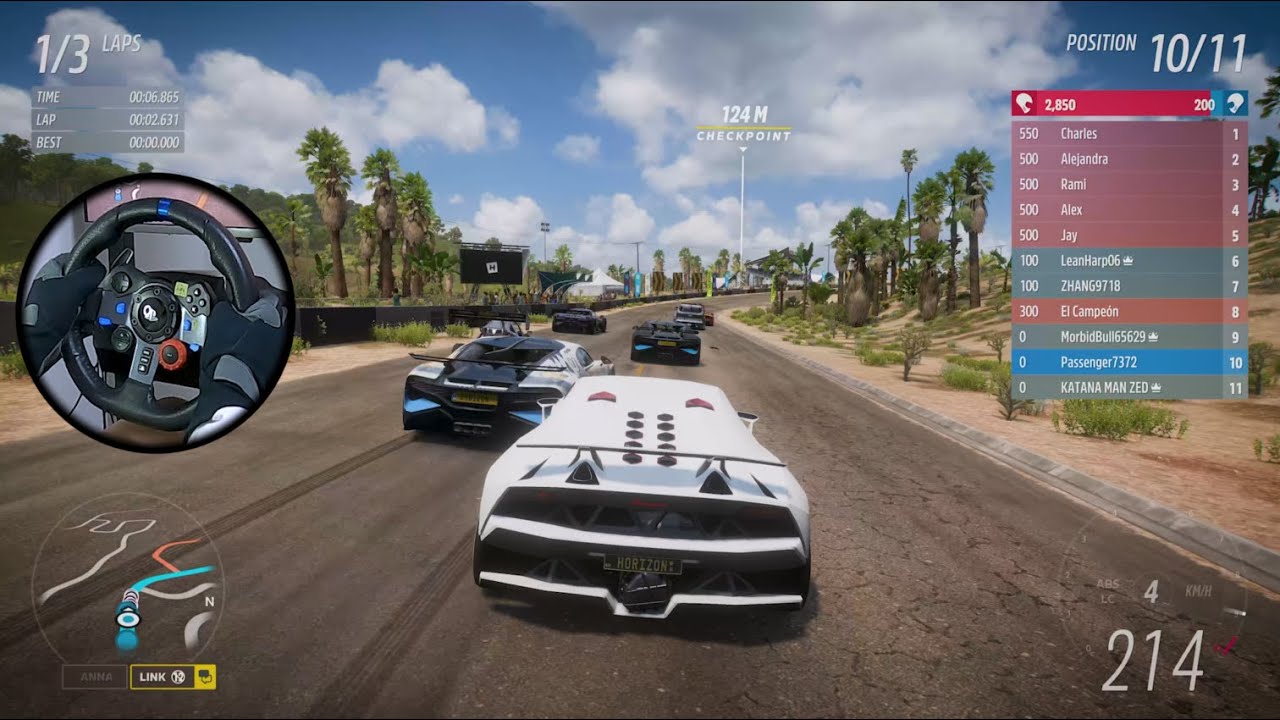 Lamborghini Sesto Elemento Racing / Forza Horizon 5 / Logitech G29