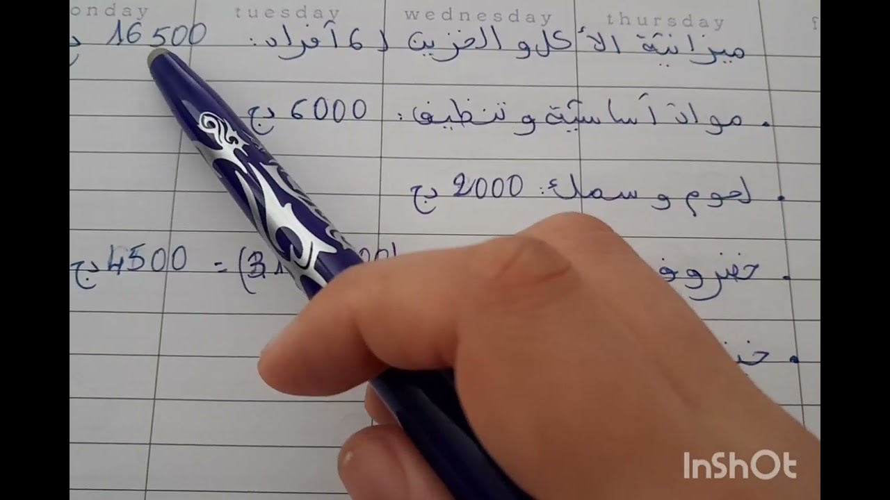 تقسيم شهرية 4 ملايين ل6 أفراد مع كراء و فواتير،نقل و 22 مليون ديون طريقة سليمة تخليك تديري بيت لخزين