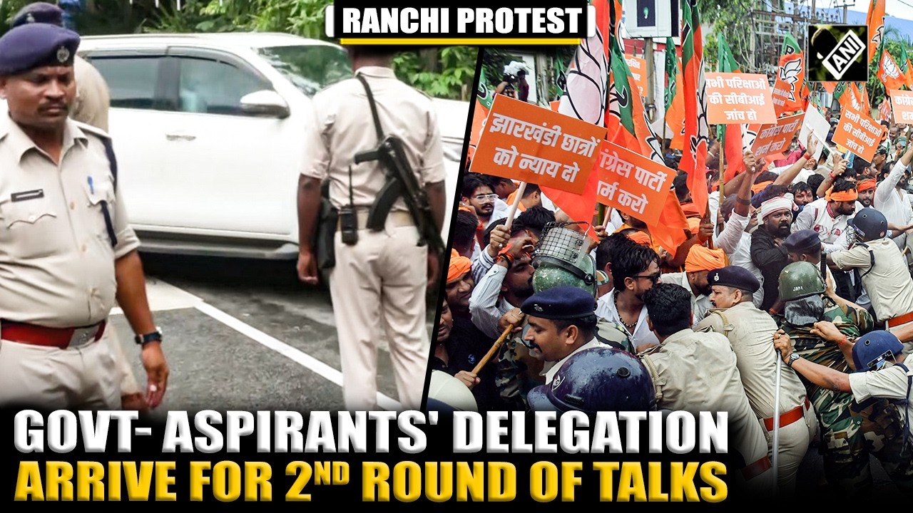 Ranchi protest: Jharkhand govt officials arrive to meet student delegation for 2nd rounds of talks
