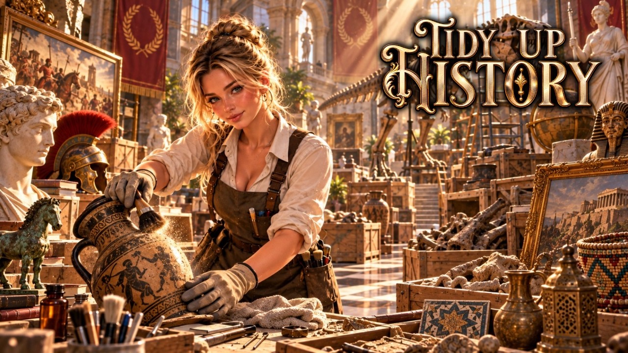 Tidy Up History 🏛️ TIDYING UP OLD MUSEUM Long Gameplay - No Commentary