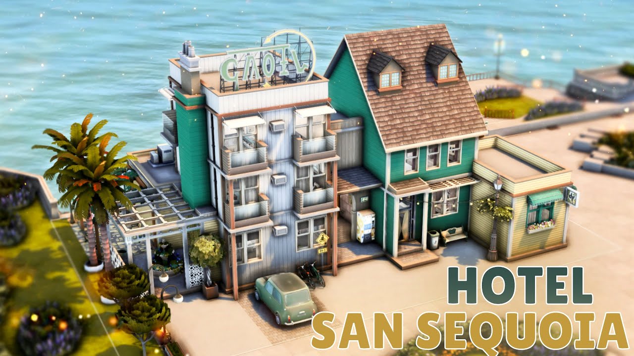 Отель Симс 4 | Строительство | Hotel The Sims 4 | NO CC