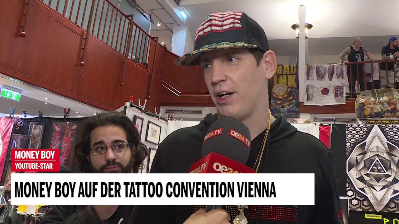 Money Boy auf der Tattoo Convention Vienna