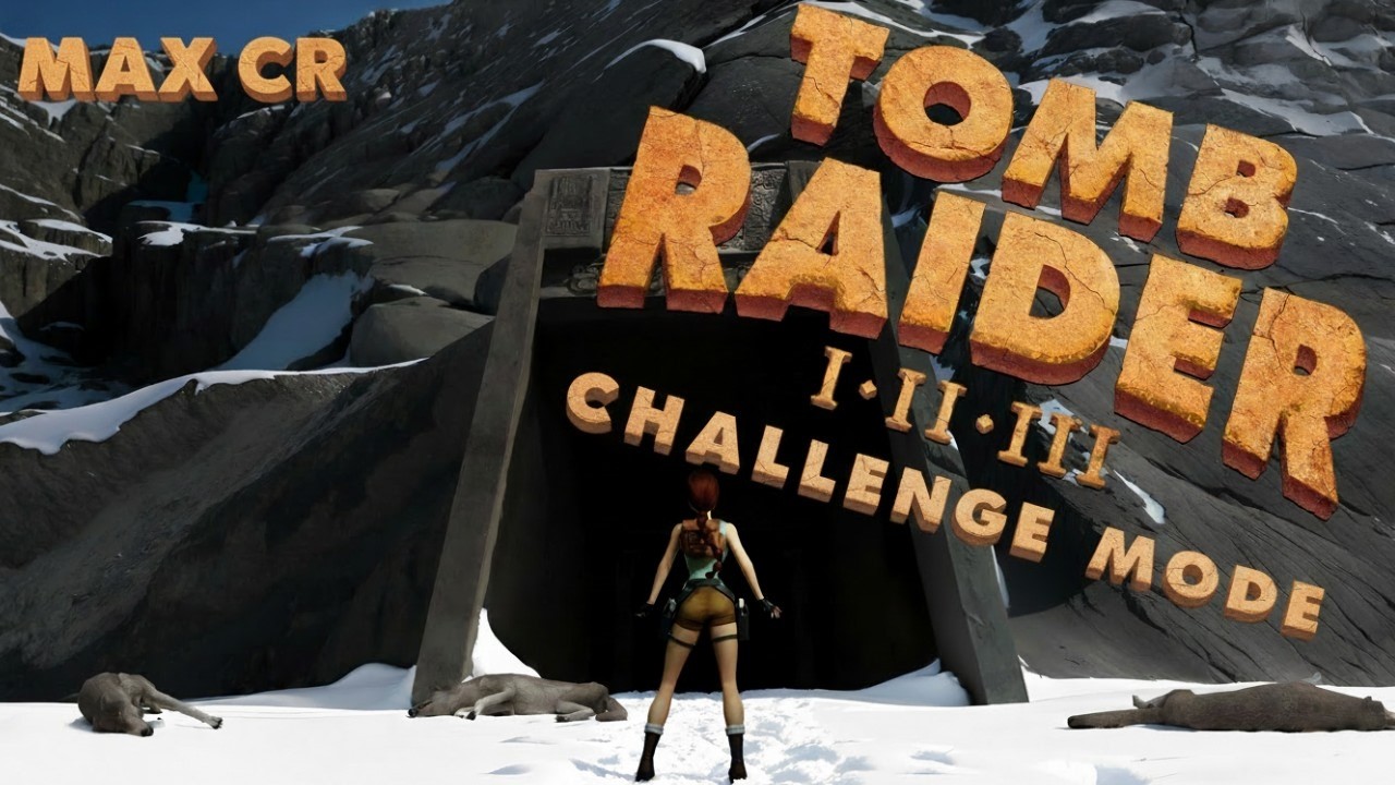 Caves Challenge Mode CR21 | Max Difficulty | Default Outfit & Weapons | Tomb Raider Remastered