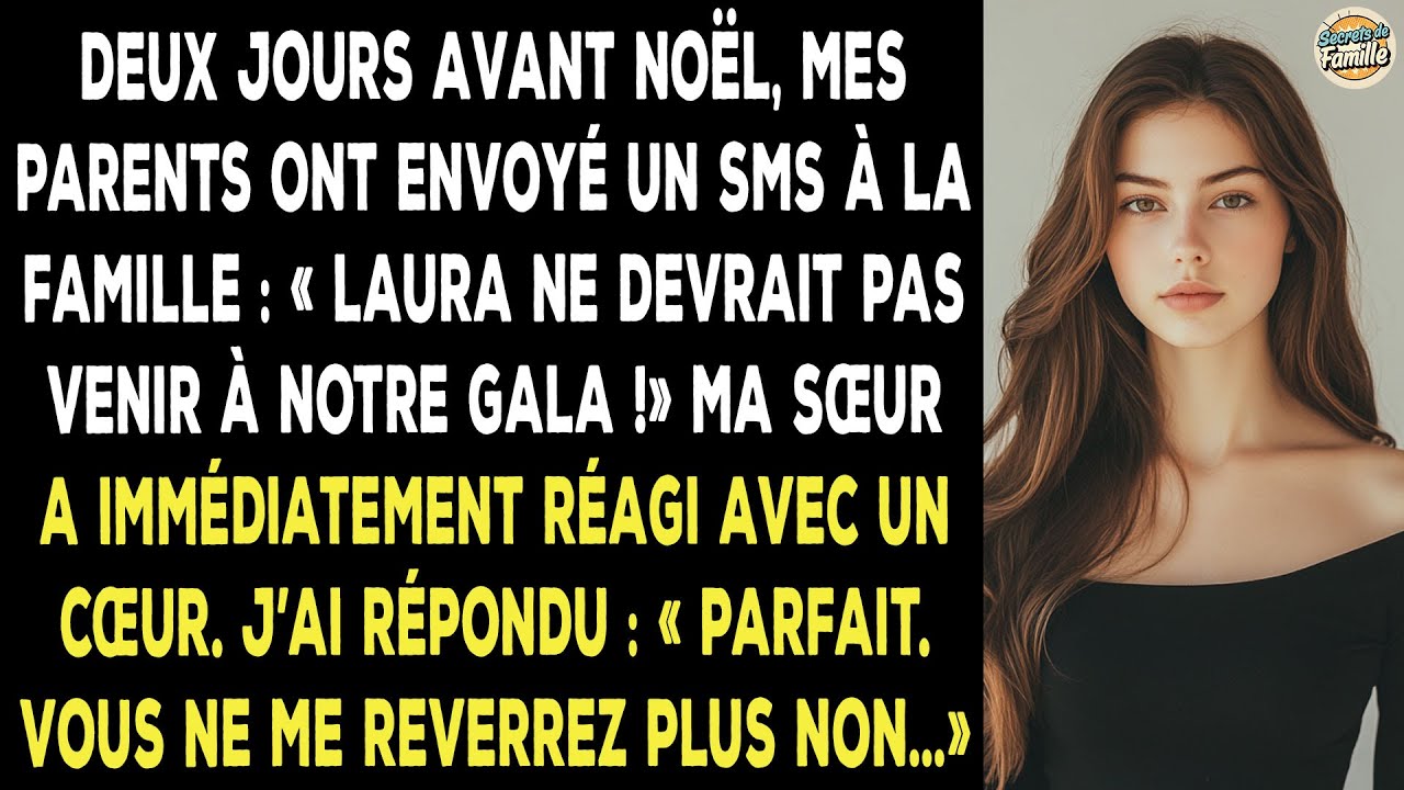 48h Avant Noël, Ses Parents M'ont Texté : « Mieux Vaut Que Laura Ne Vienne Pas. » Ma Réponse…