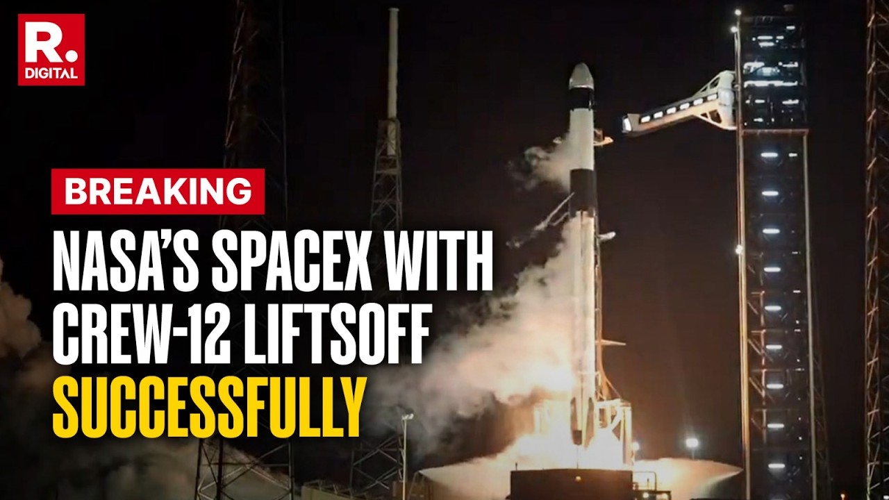 BREAKING: NASA's SpaceX Crew-12 Lifts Off Successfully En Route to International Space Station