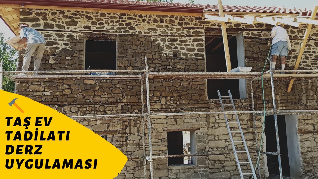 Eski Taş Evin Tadilatı Derz Yapılması