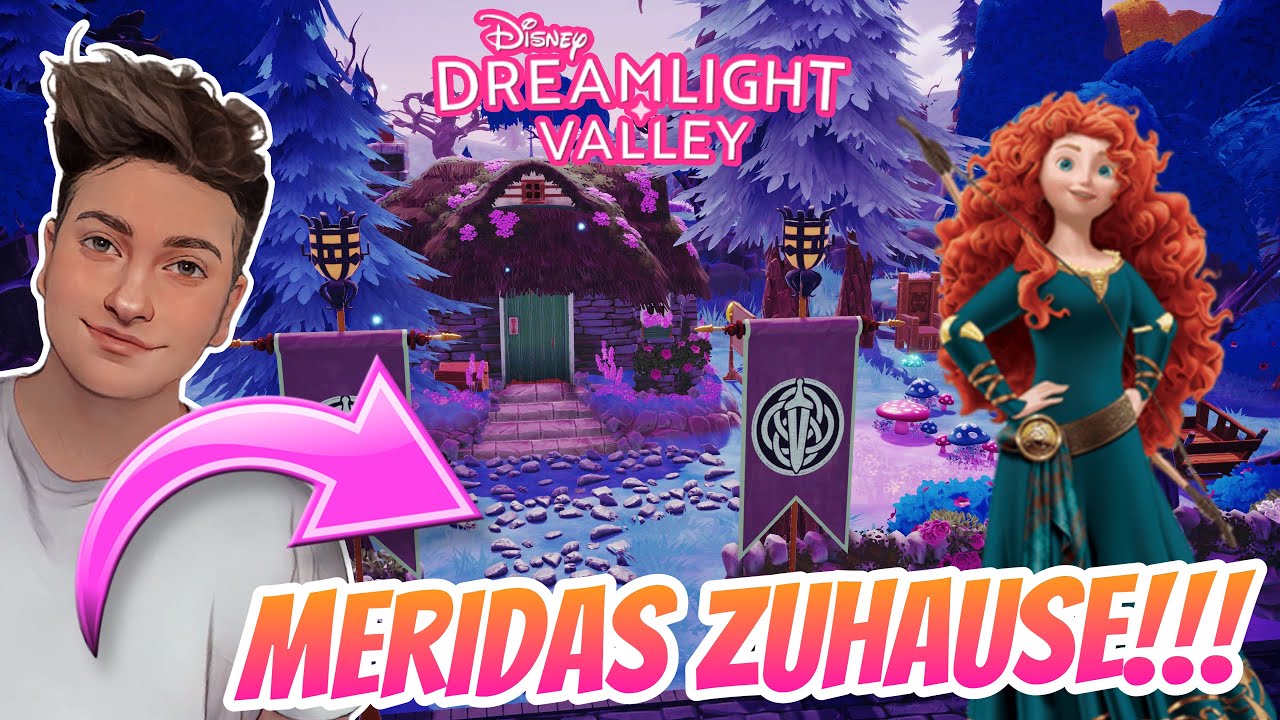 MERIDAS HAUS passt PERFEKT in den TIEFEN WALD!!! 🤩 | Ewigkeit gestalten Teil 1 | Dreamlight Valley