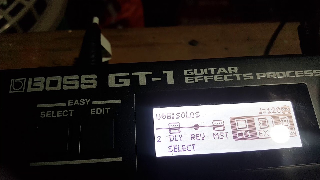 como asignar mas de dos efectos al boton CTL1 BOSS GT1.