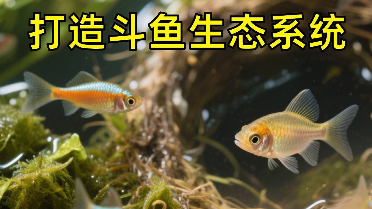 沉浸式打造斗鱼生态，耗时60天的时间观察斗鱼成长变化，究竟有什么惊喜一起来看看吧！【天野侠】