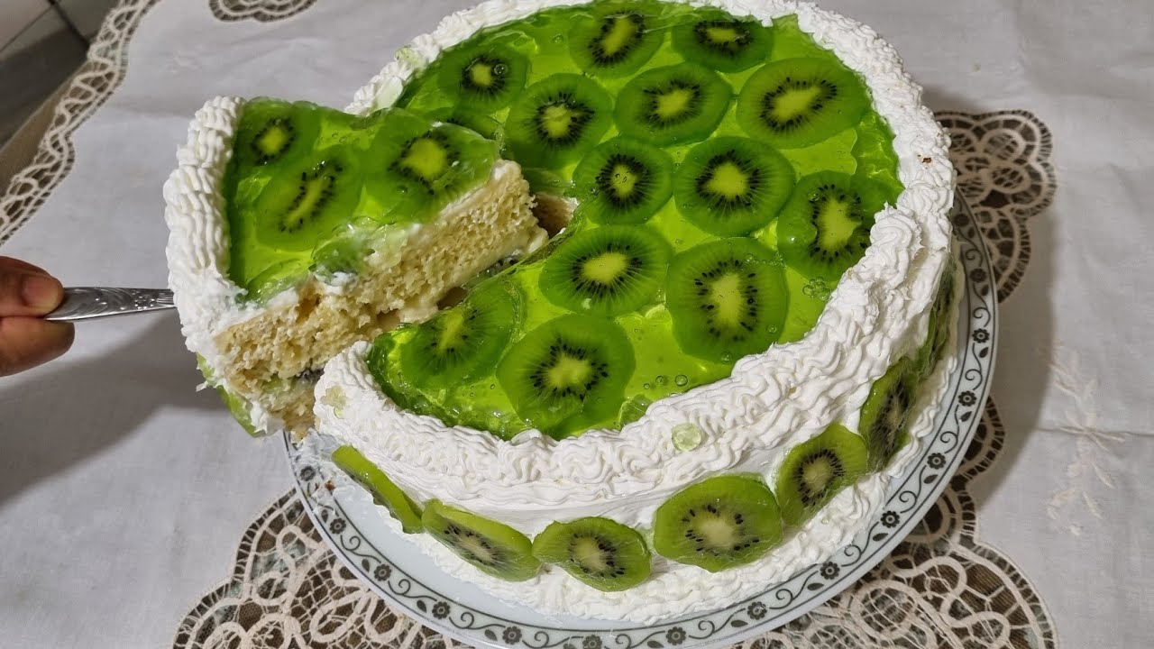 Я научу вас готовить МИЛЫЙ ТОРТ КИВИ 🥝 от А до Я ❗️ бисквит, кондитерский крем, ВСЕ.