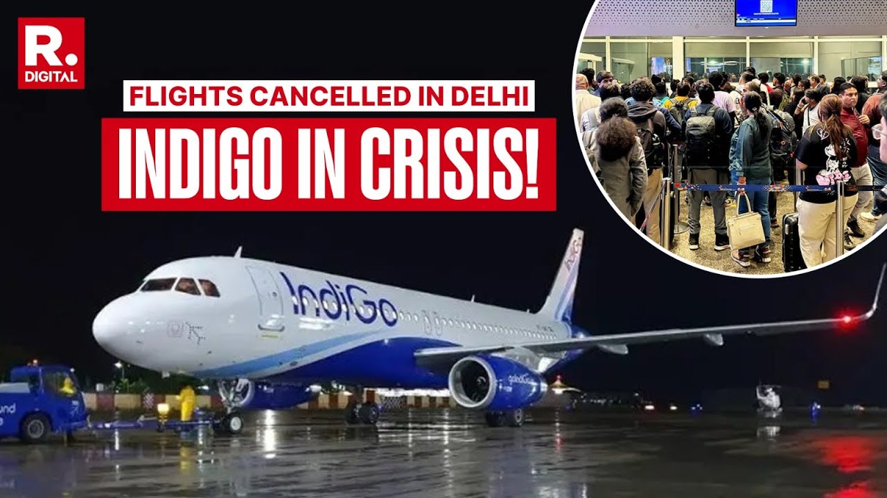 Aviation Crisis: 225 Indigo Arrivals And Departure Cancelled In Delhi | BREAKING