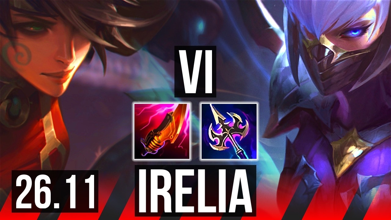 VI vs IRELIA (TOP) | EUNE Challenger | 26.11