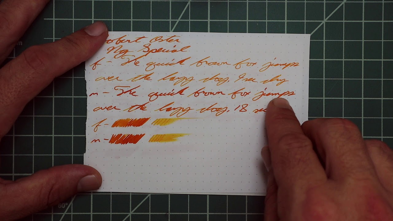 Robert Oster Ng Special Fountain Pen Ink #fountainpenink #fountainpens