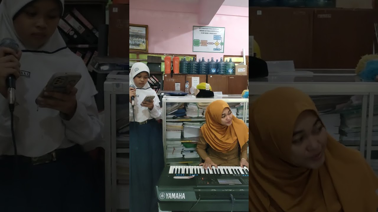 Latihan bersama Kayla