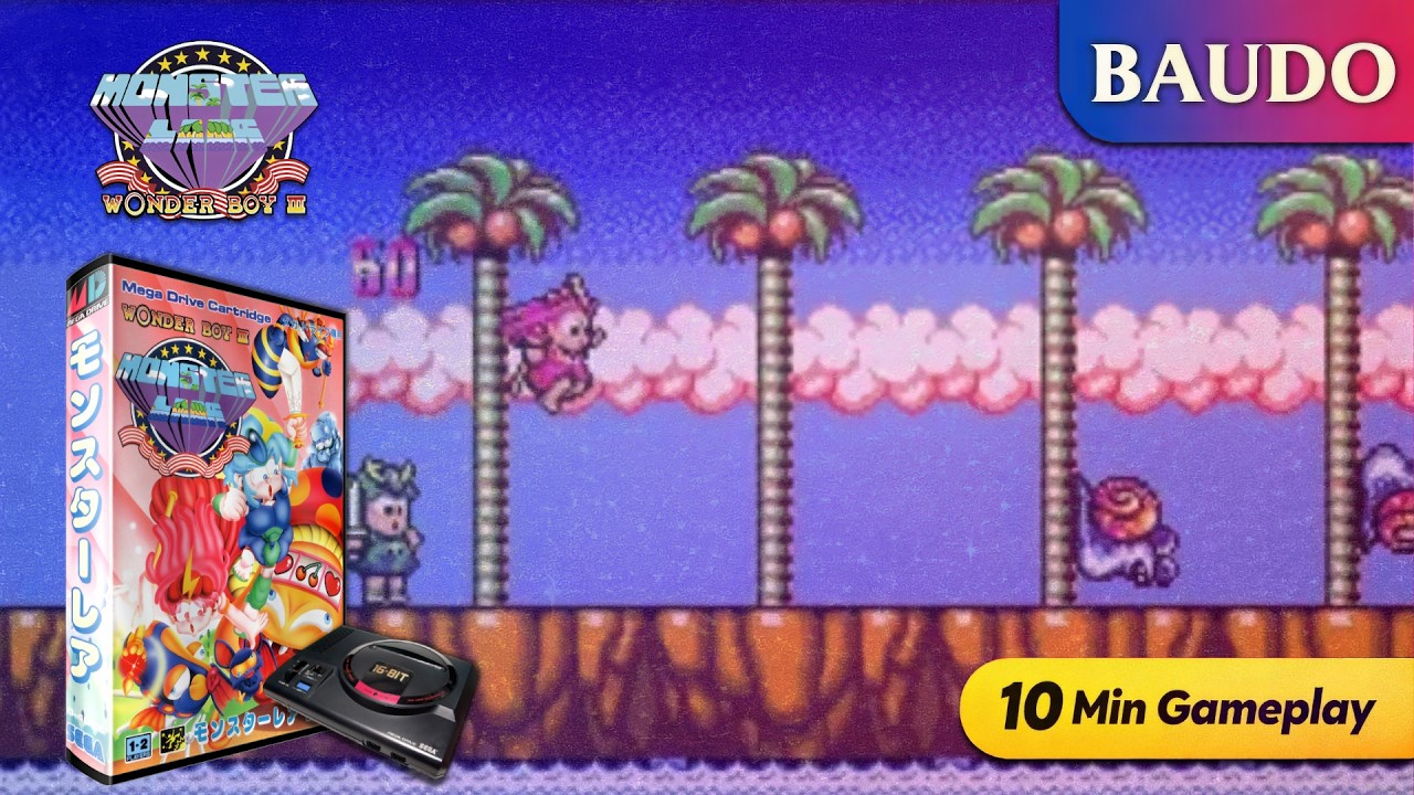 Wonder Boy III : Monster Lair : Sega Megadrive / Genesis (10 Min Gameplay - No Commentary)