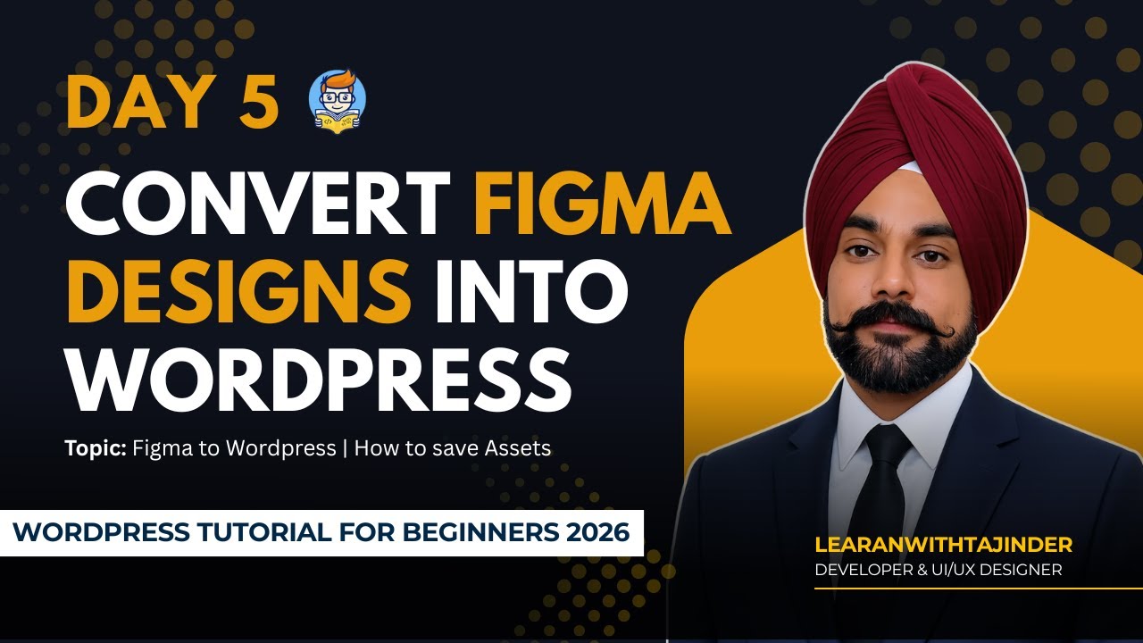 How to Convert Figma Designs into WordPress Using Elementor Step By Step For Beginners 01 #wordpress