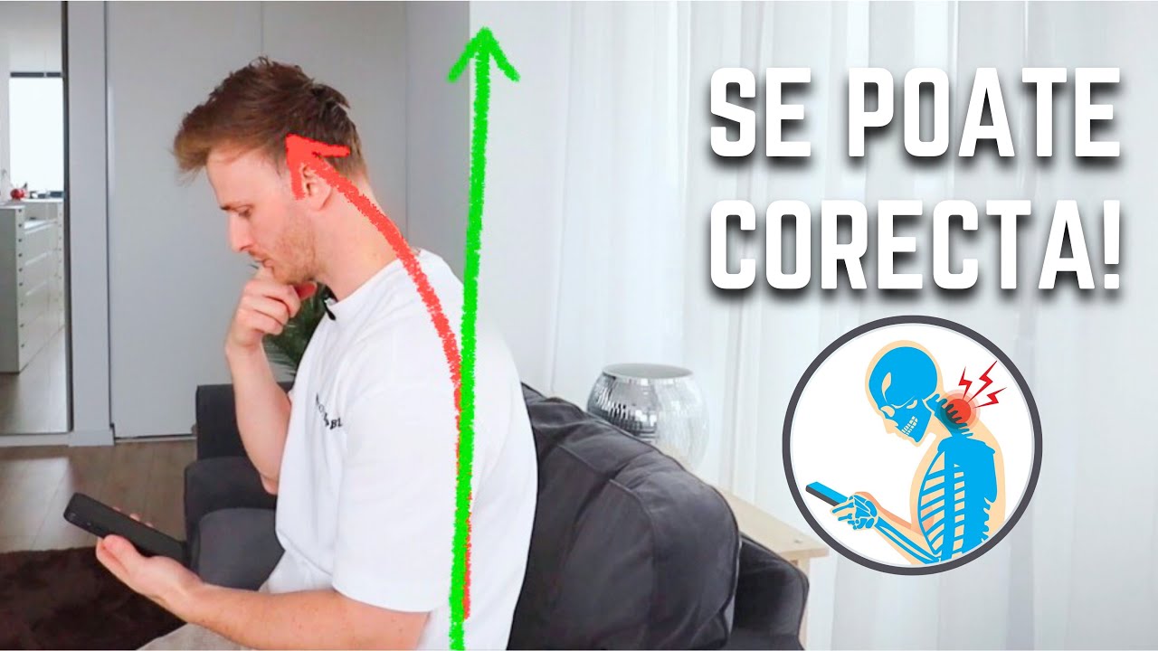 Te doare capul când stai pe telefon? Greșeala care îți face cocoașă + 3 exerciții