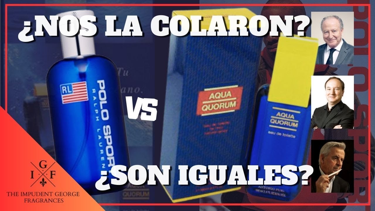UNA POLEMICA DE 1994 😮 QUIZAS NO CONOCES ¿copió la formal? POLO SPORT vs AQUA QUORUM [PASO A PASO]