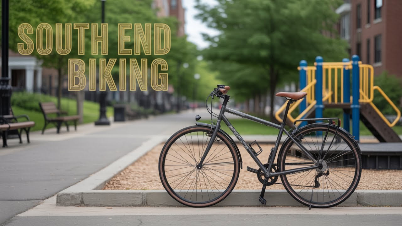Cycling in Boston - SW Corridor Park Mass Ave to Boston Public Library