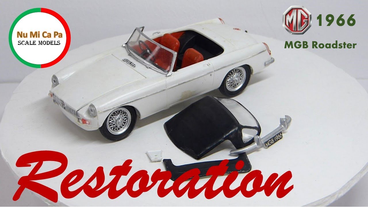Restoration of a 1966 MGB Roadster, from Airfix No. 02420 in 1/32 Scale