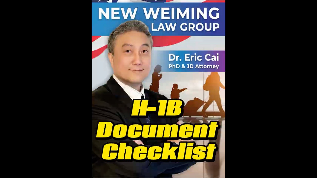 (English) H1B document checklist