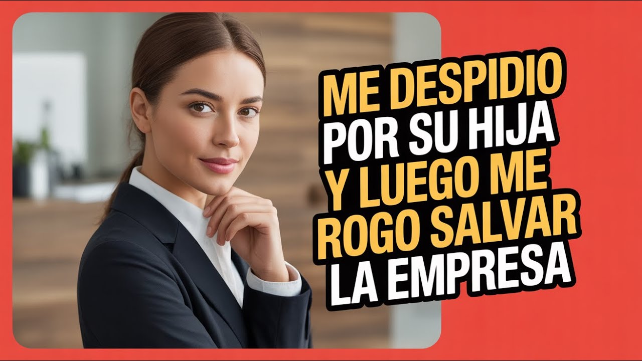 Mi jefe me despidió para darle mi puesto a su hija. Meses después me suplicaba salvar la empresa