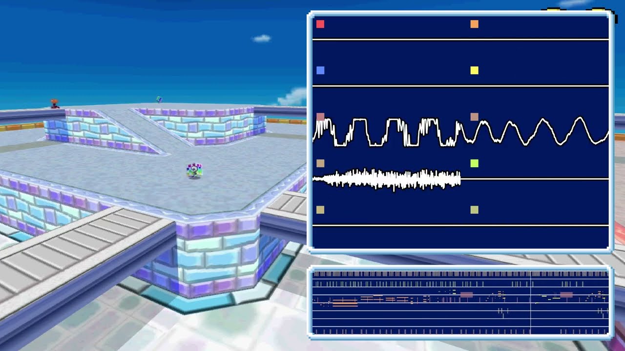 Battle Mode - Mario Kart DS - Deconstruction with Oscilloscopes