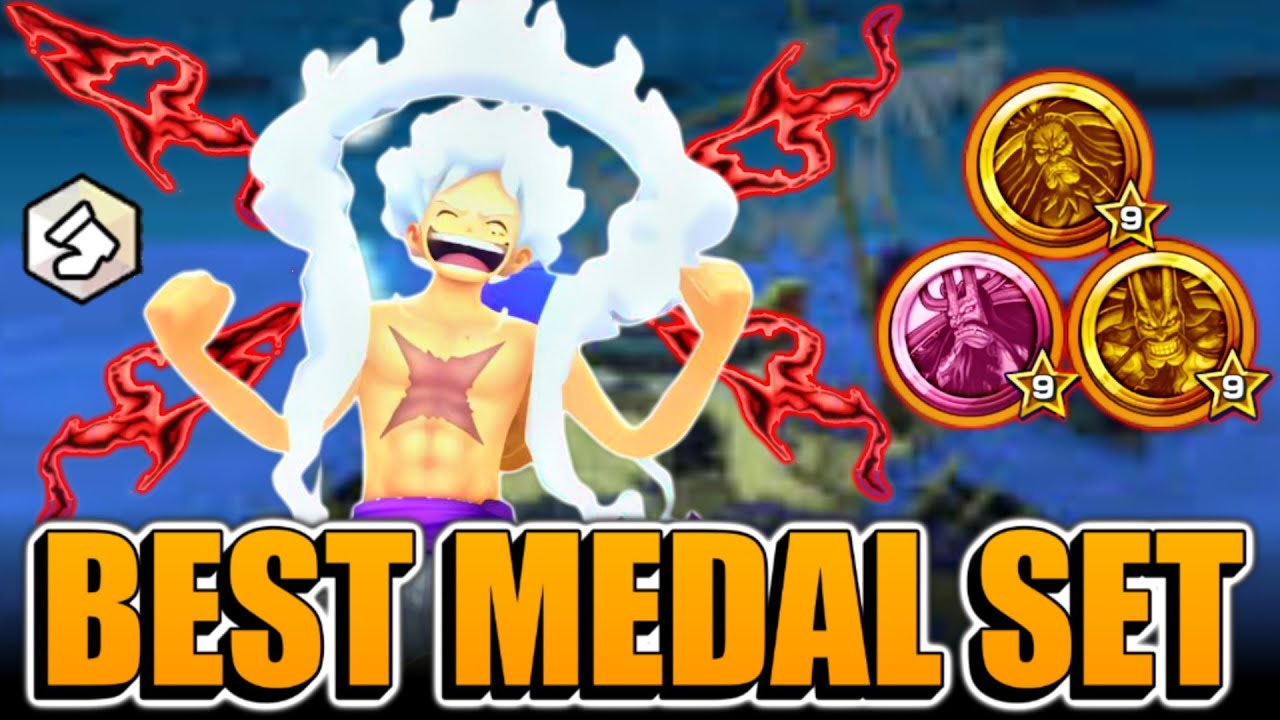 BEST MEDAL SET FOR EX GEAR 5 LUFFY V2 💪 | One Piece Bounty Rush 