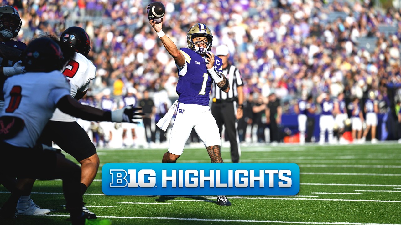 E. Washington at Washington | Highlights | Big Ten Football | 09/19/2026